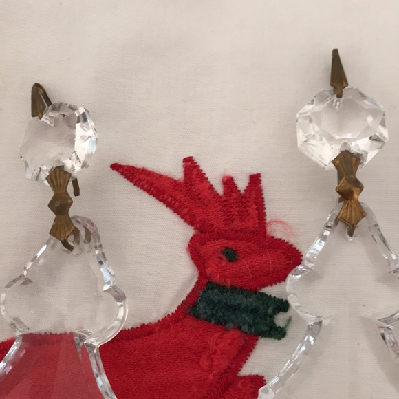 🎀 Antique French Hand Cut Crystal’s 🎀 Scalloped edges, vintage Christmas 🎅 - Picture 2 of 8